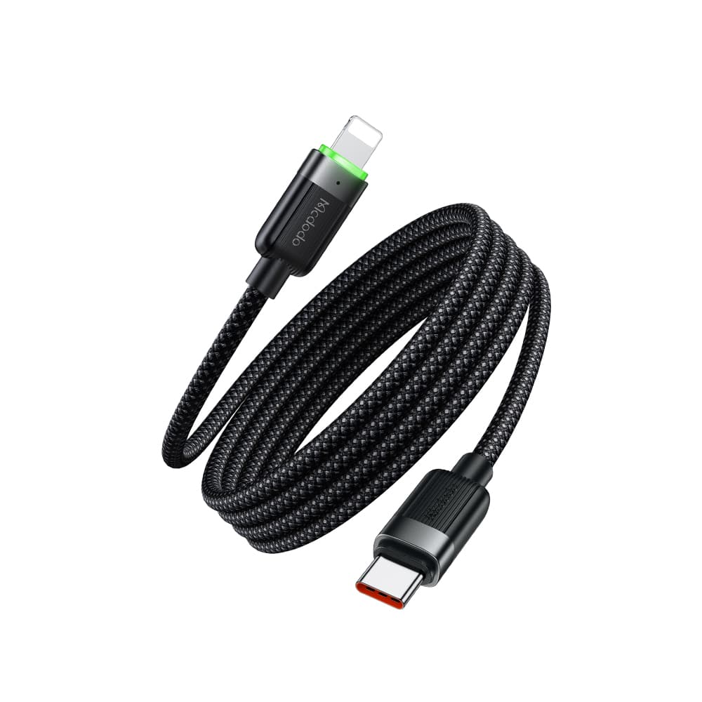 Mcdodo CA2010 36W Magnetic Self Winding USB C To Lightning Fast Charging Cable 1.2M