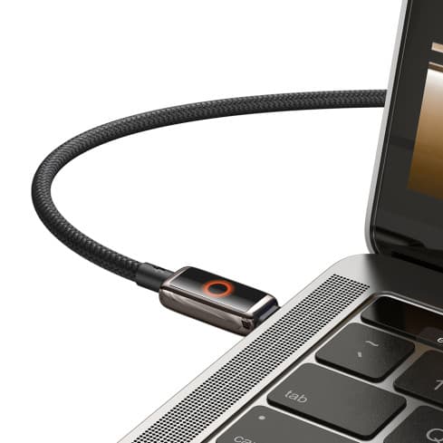 Mcdodo CA668 Auto Power Off 100W USB-C to USB-C With Breathing Light LED Display Cable (1.2m) view 3