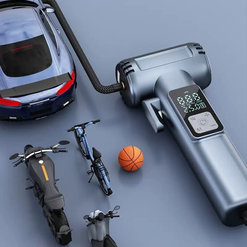 MDHL MD-9170 Rechargeable Car Pump 150PSI 12V With Powerbank view 2