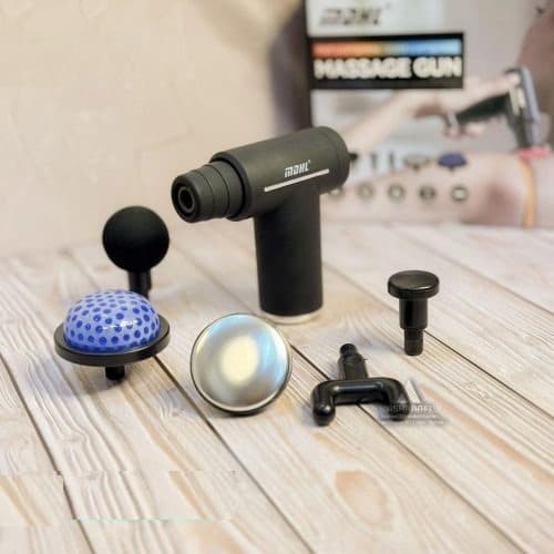 MDHL XY17 Hot & Cold Smart Facial Massage Gun With 6 Interchangeable Heads view 2