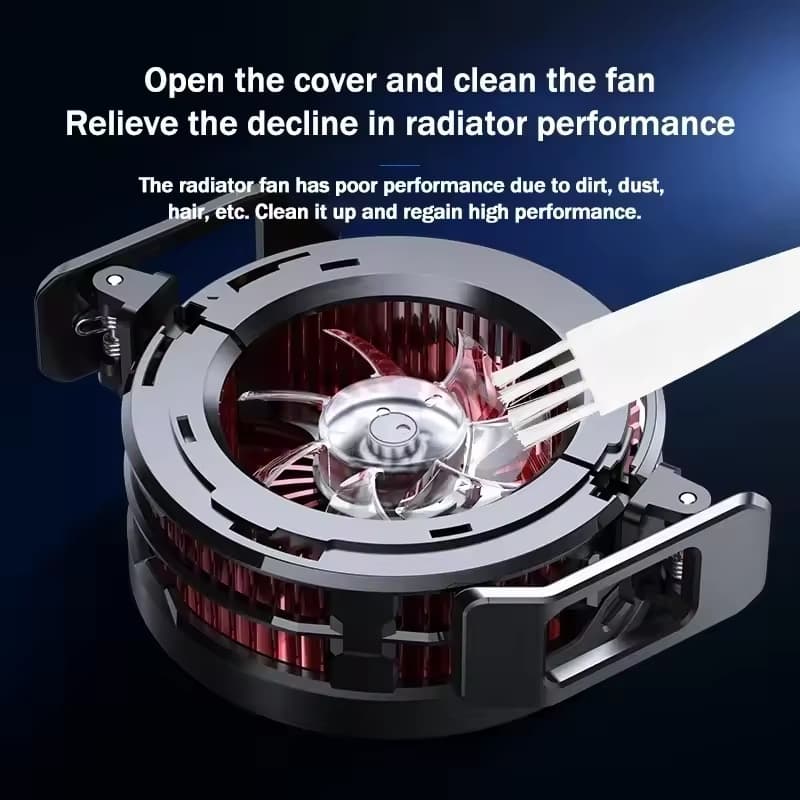 MEMO CX08 AI Semiconductor Mobile Phone Cooler Cooling Fan view 2