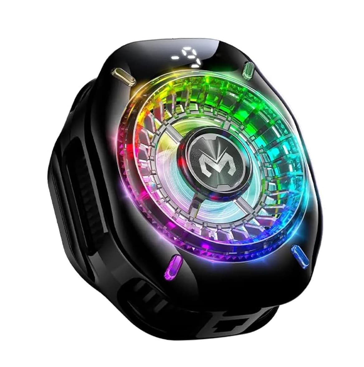 Memo CX10 Mobile Cooler With Circular RGB Lighting