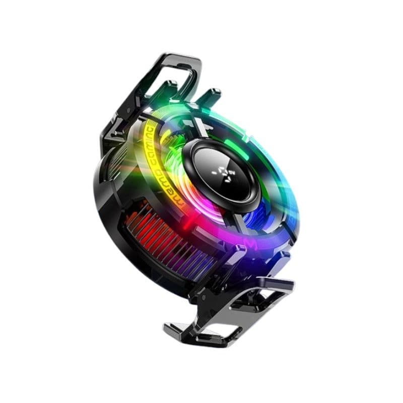 MEMO CX15 AI Digital Display Mobile Cooler Fan Colourful LED Light