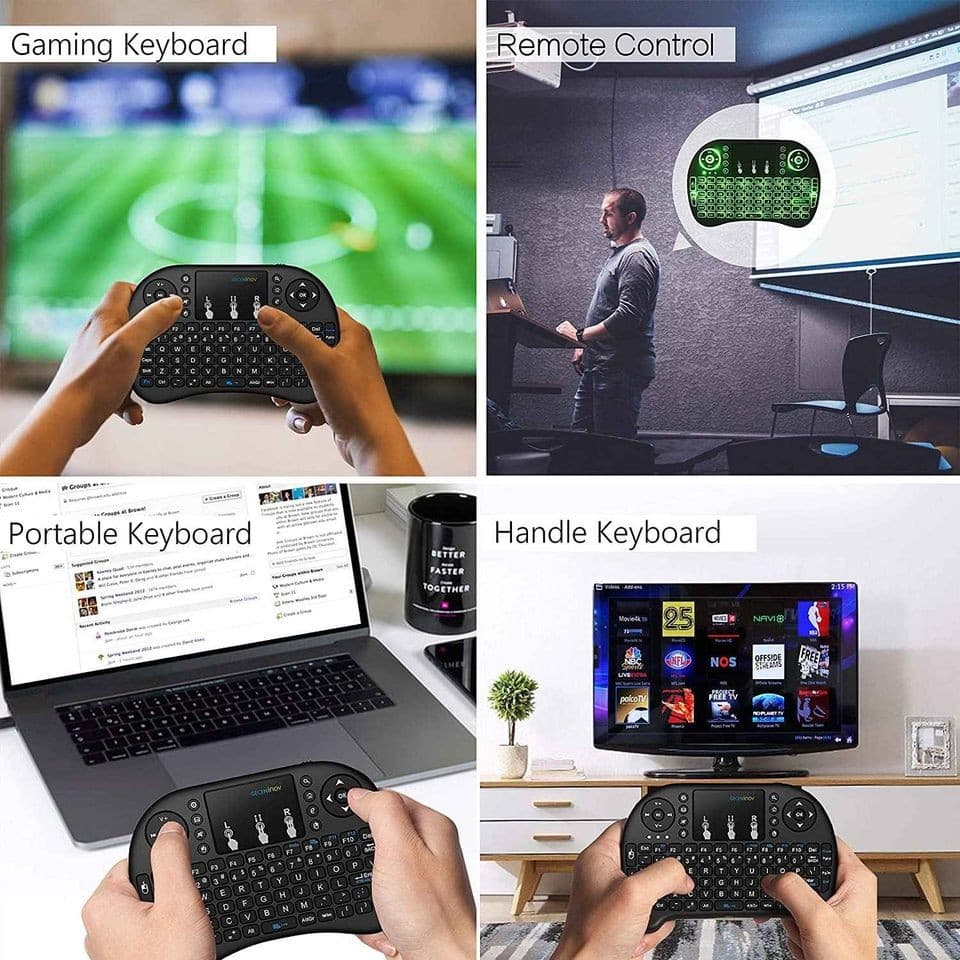 Mini Wireless Keyboard With Touchpad Handheld Remote Control view 5