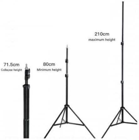 MJ18 45cm RGB LED Ring Fill Light Includes 3 Phone Holders Remote And 7 Ft. Stand view 3