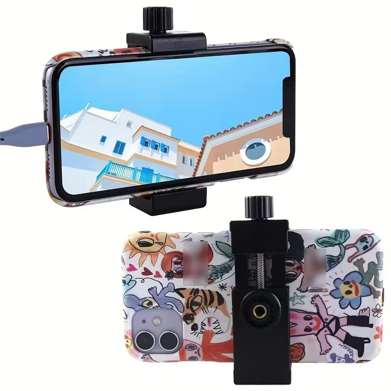 Mobile Holder For Selfie Sticks And Tripod Stand view 2