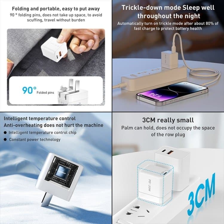 Momax UM26CN Oneplug 30W GaN Mini USB-C Fast Mobile Charger view 2