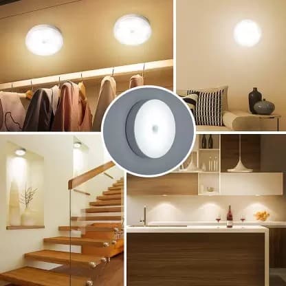 Motion Sensor Rechargeable LED Night Lamp Light For Home With USB Charging  Motion Sensor Light view 3