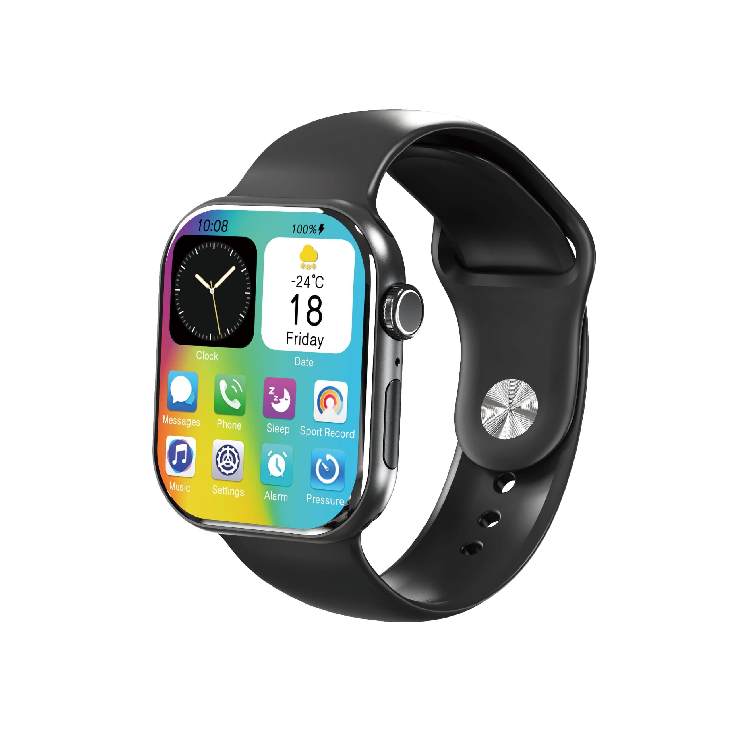 Moxom MX-WH17 2.04 Inch HD Screen Zinc Alloy Housing ChatGPT Smartwatch