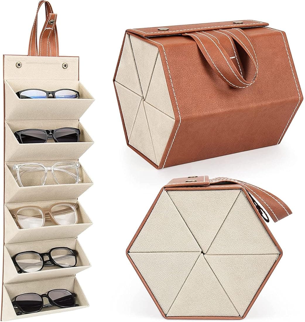 Multifunction Jewellery And Sunglass Case Storage Fot 6 Pairs Of Sunglasses Gift Box