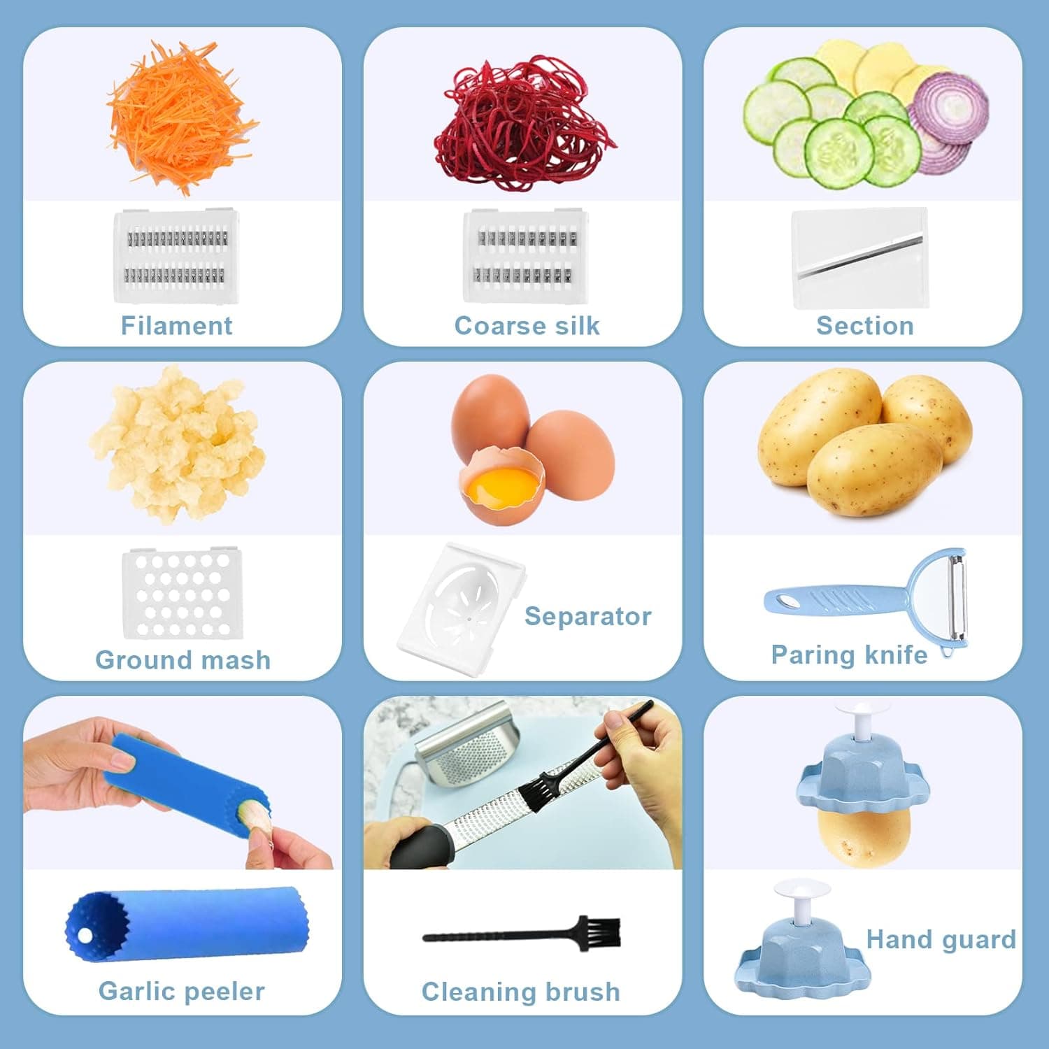 Multifunctional Vegetable Chopper Food Cutter & Slicer view 5