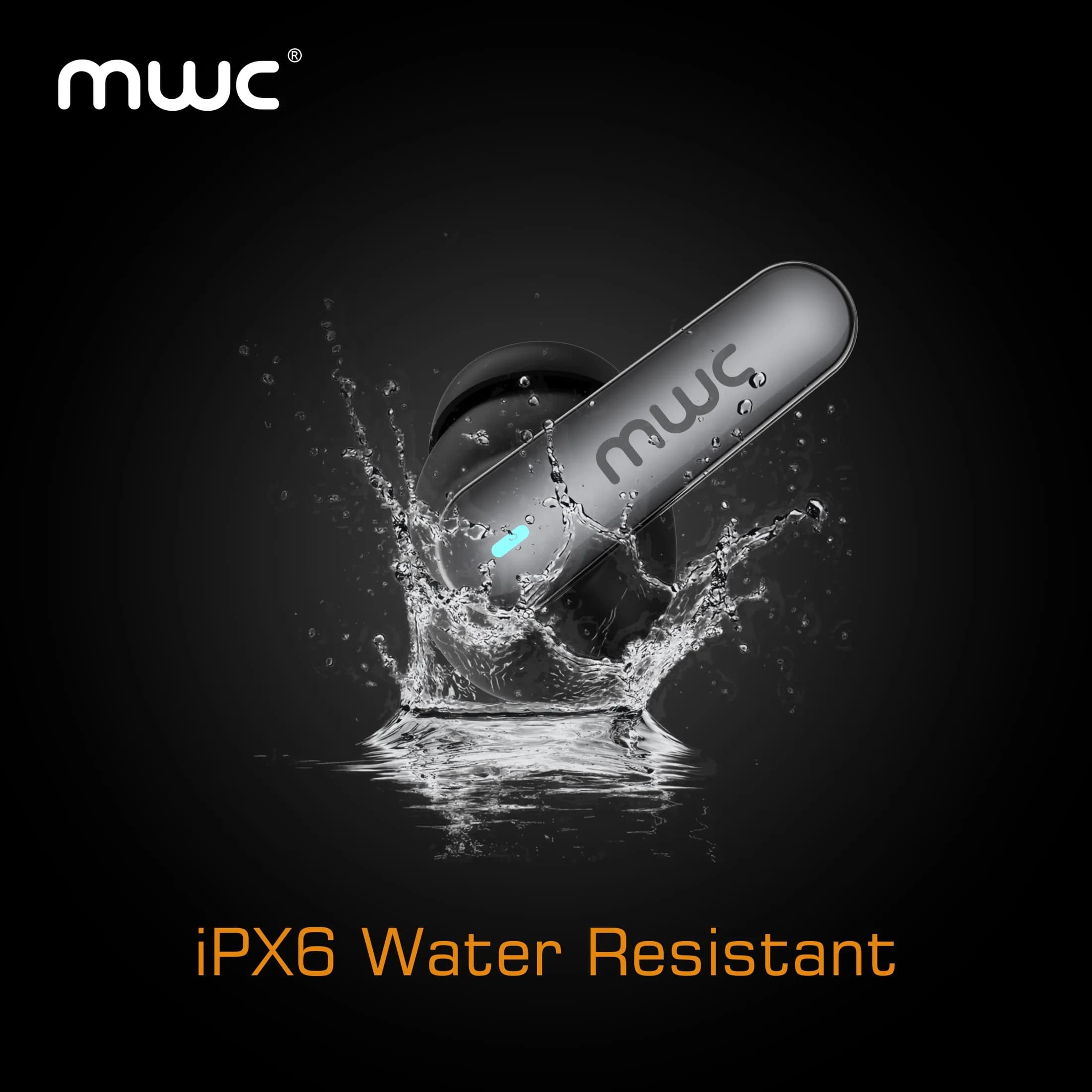MWC ASVA Pro Ultra Premium Bluetooth Earbuds TWS Hybrid ANC (6 Mics) 10mm Driver view 4
