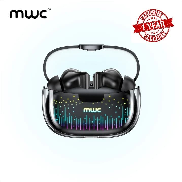MWC Earpods Pro 2 TWS Earbuds Bluetooth 6.0 Hi-Res Audio Hybrid ANC 6-Mic ENC