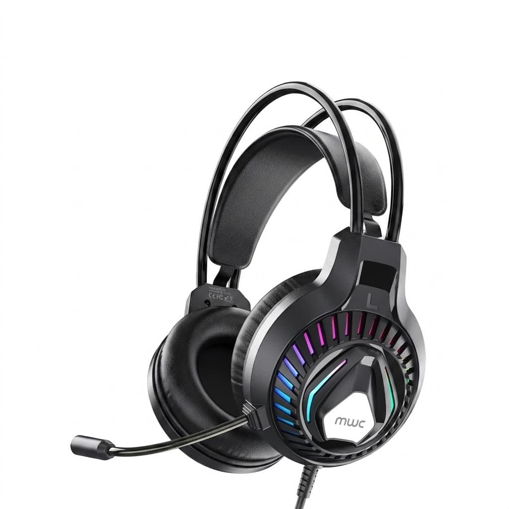 MWC MHG29 RGB Wired Gaming Headphone – 50mm Driver