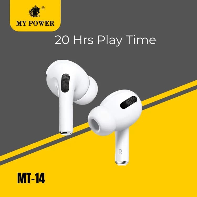 My Power MT14 Wireless Hibase Bluetooth Earbuds view 3