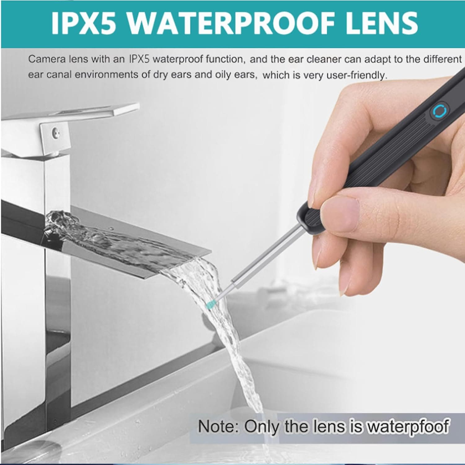 NE3 Rechargeable Ear Wax Removal Tool With Camera view 3