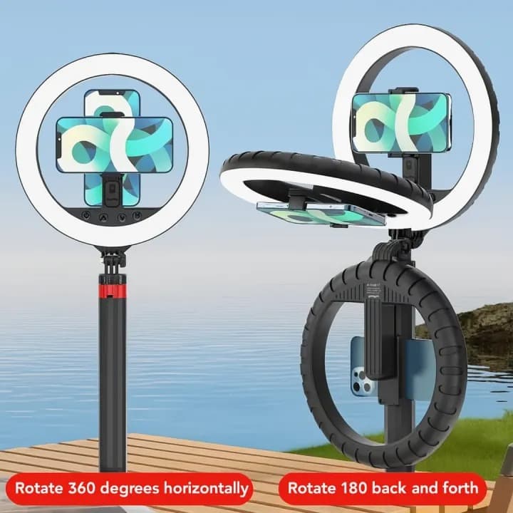 Neepho NP L15 Professional Ring Light Kit With Tripod Stand Selfie Stick view 3