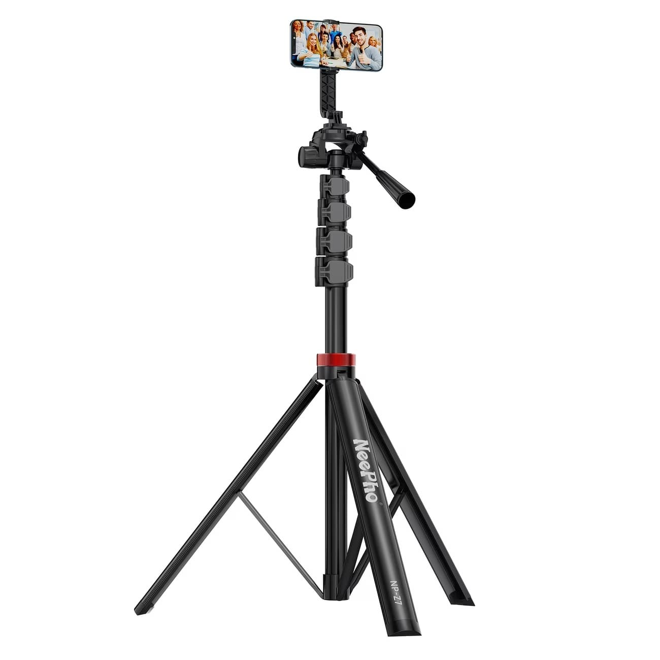 Neepho NP Z7 74″ Extendable Phone Tripod & Selfie Stick
