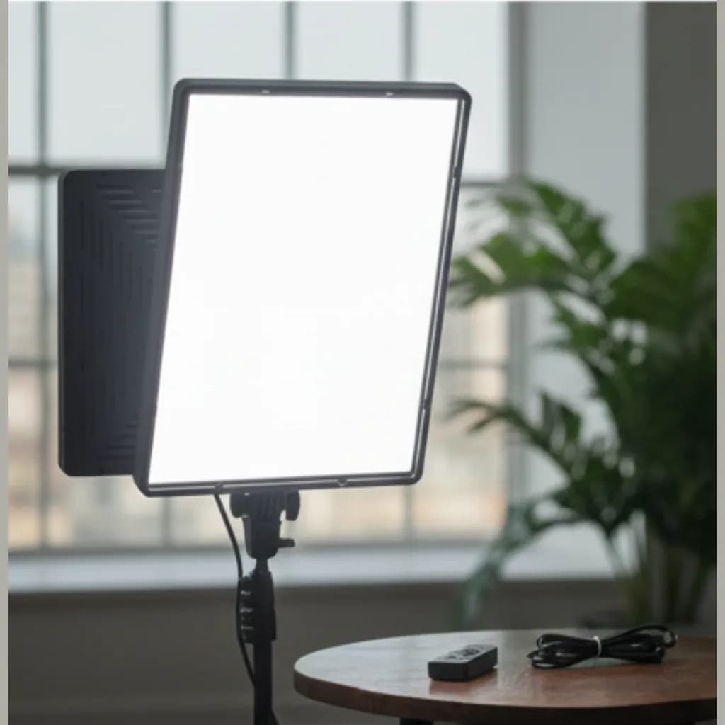 NeePho NP22 LED Video Light Panel with White & Warm Light Bi-Color Photography & Video Lighting view 2