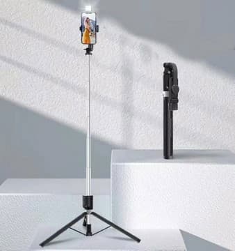 NEEPHO P170s 1.7 Meter Height Selfie Stick Tripod With Led Light