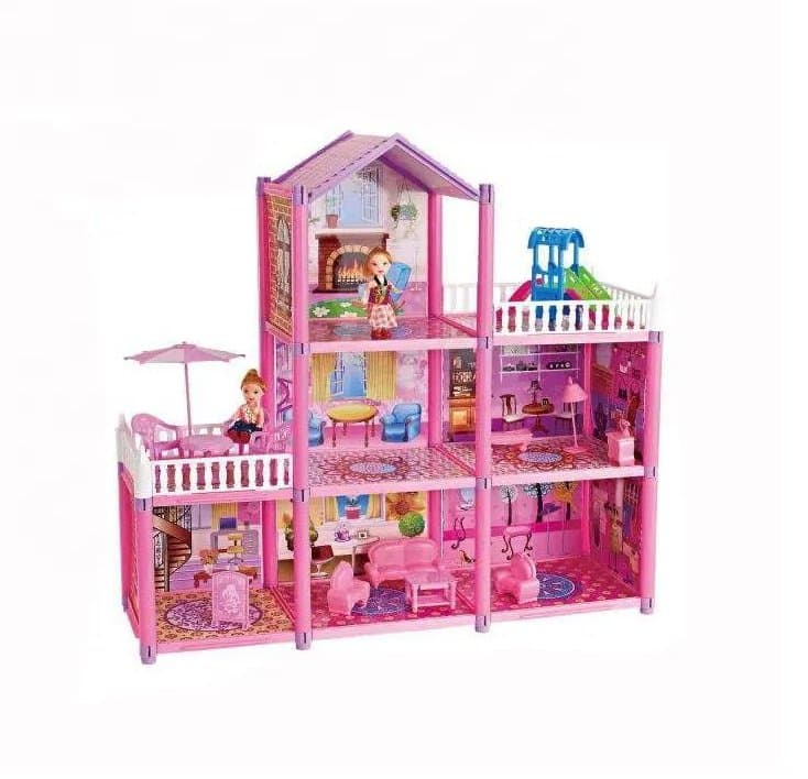 New 129 PCS Kids Educational DIY Toy Play House DIY Villa Toy Building Warm House Set