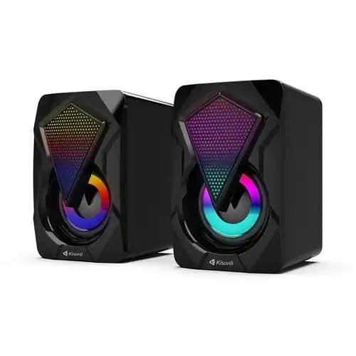New Kisonli L-9090 Gaming Speaker With RGB Lights