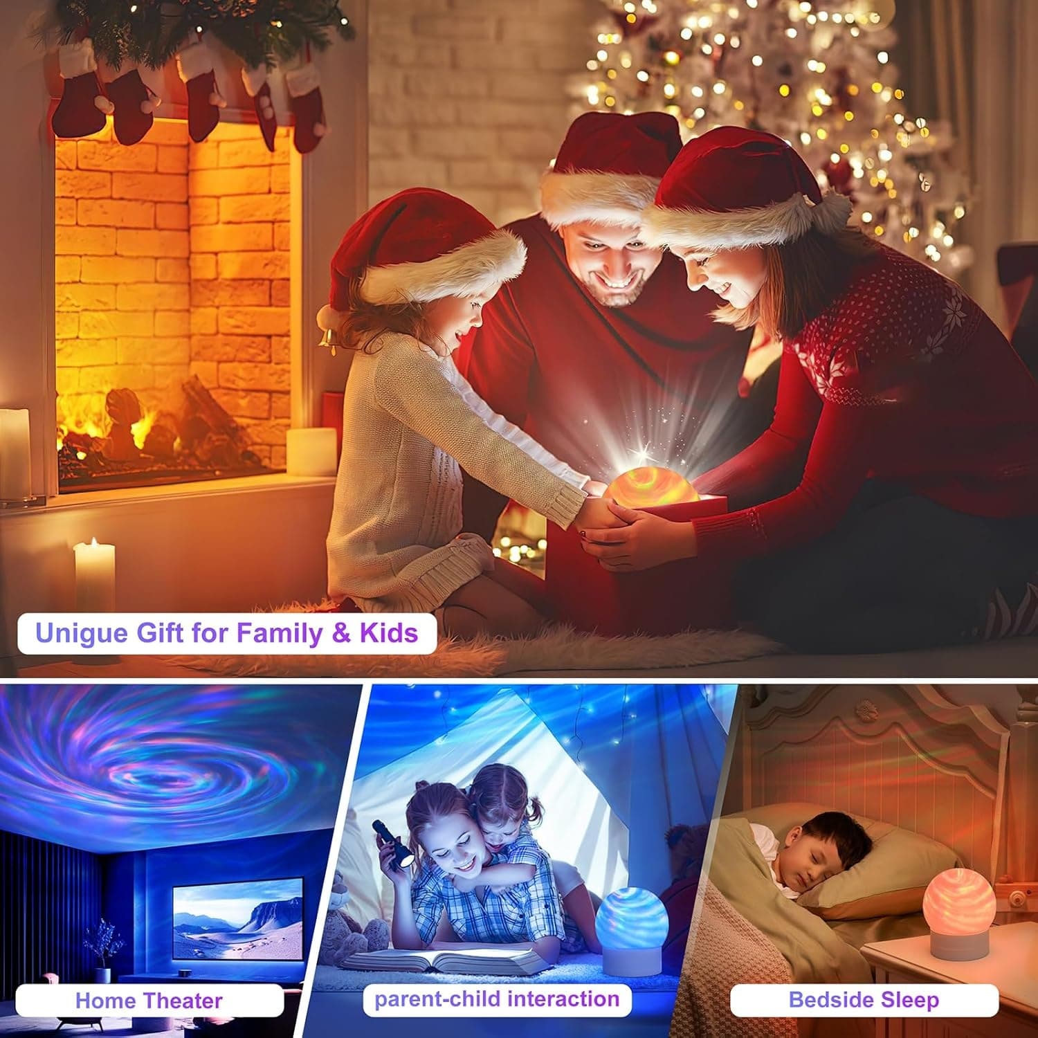 Northern Lights Night Light 16-Color Aurora Borealis Projector view 5