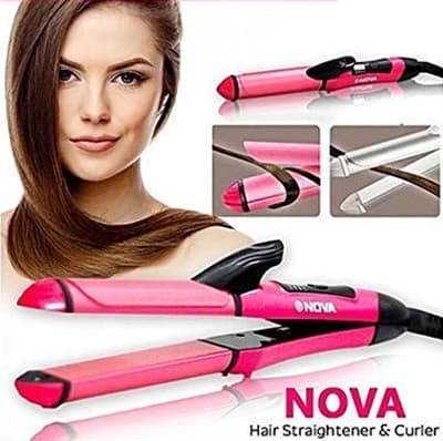 Nova NHC 2009 Professional 2 In 1 Hair Straightener Curler