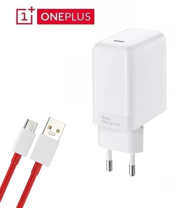 OnePlus Warp Charge 65W USB C Power Adapter With Cable