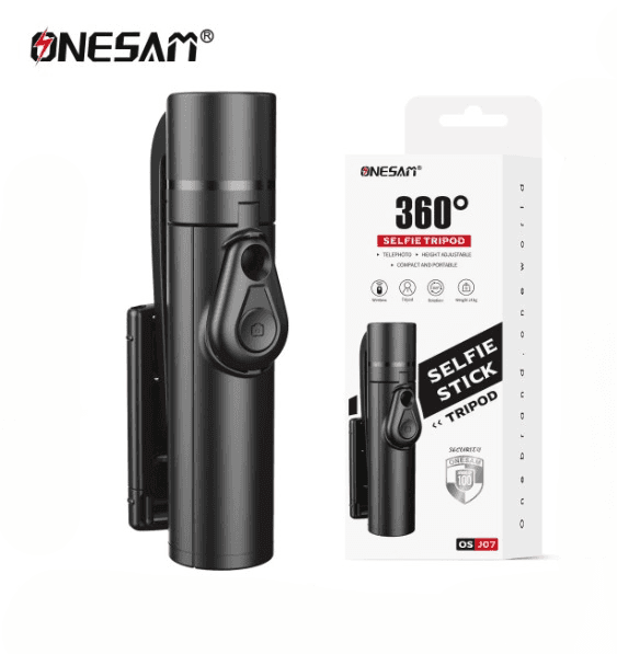 ONESAM OS J07 Retractable Bluetooth Selfie Stick & Stable Tripod With Wireless Remote