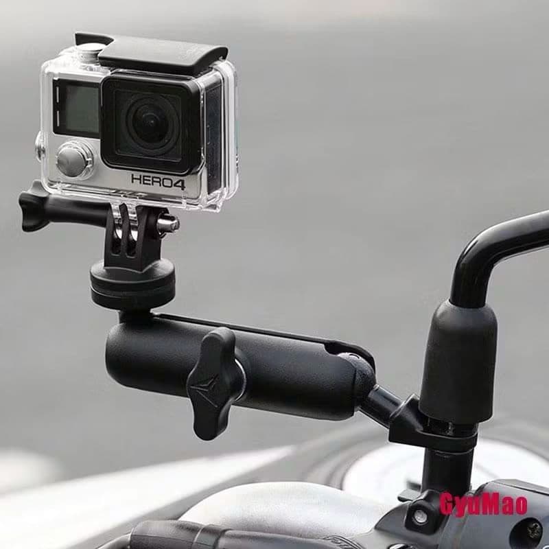 ONESAM OS M12 360° Rotation Rearview Mirror Gopro Mount
