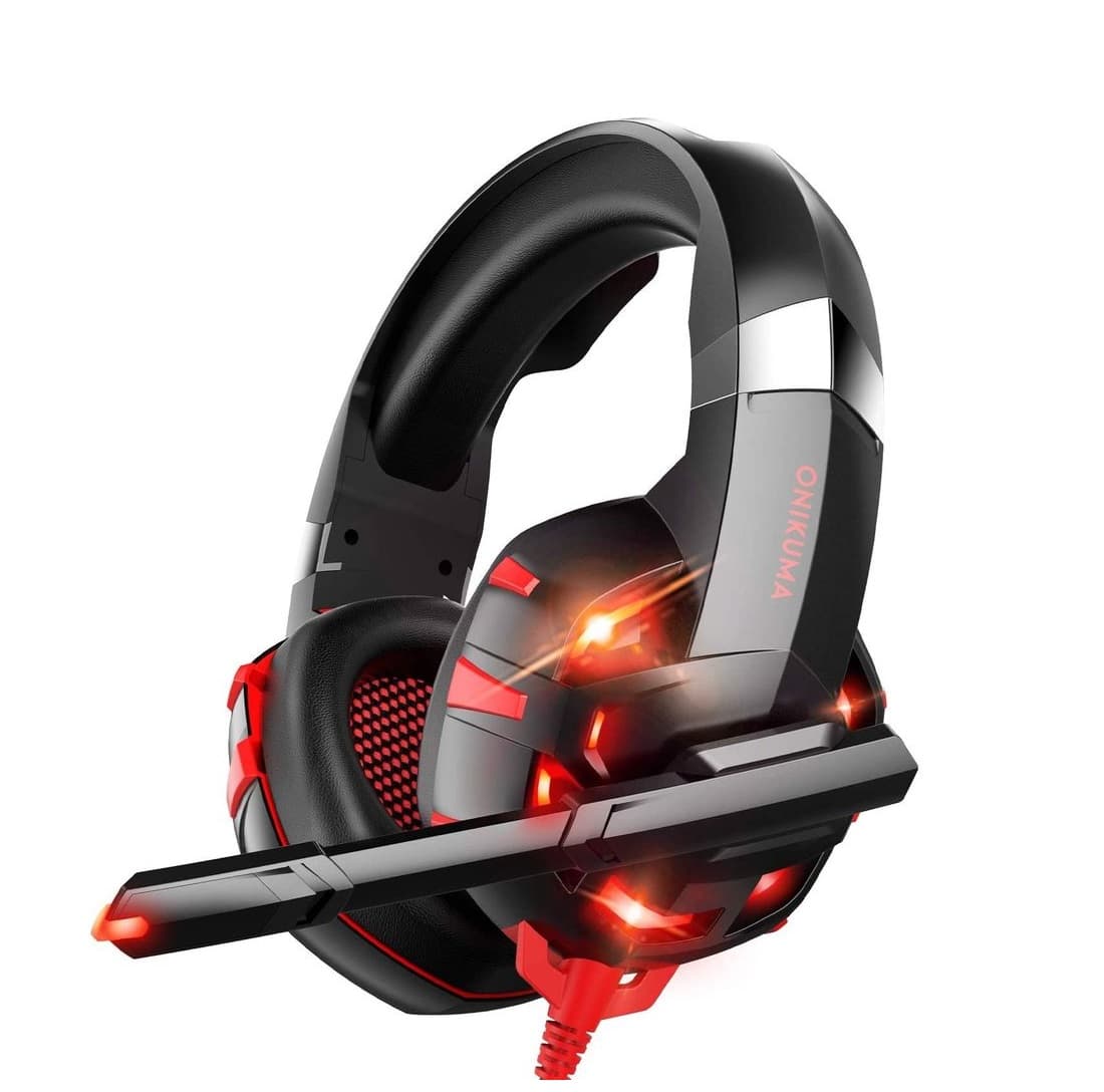 ONIKUMA K2 Pro Stereo Gaming Headset Over Ear Headphone with Noise Cancelling Mic