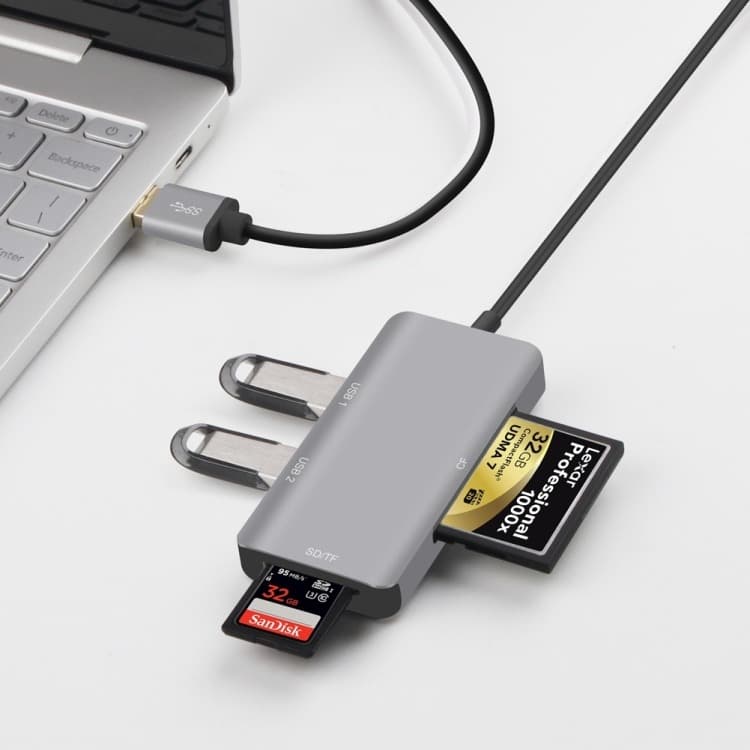 Onten OTN 8107 USB3.0 HUB With CF SD TF Card Reader