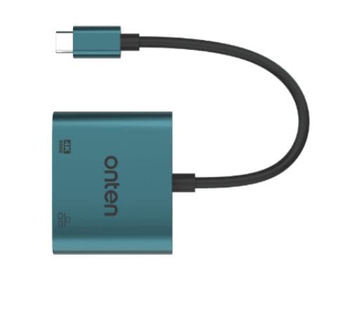 Onten UC288 USB-C To HDMI HD Video Adapter With RJ45 (100M) view 2