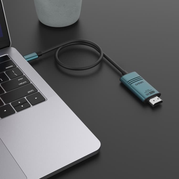 Onten UC982 8K 60Hz USB-C to HDMI Video Converter Cable view 3