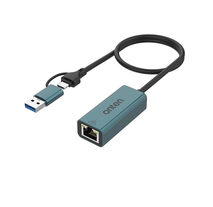 Onten UE106 USB 2.0 Type-C to RJ45 Network Adapter 100M  Ethernet Converter