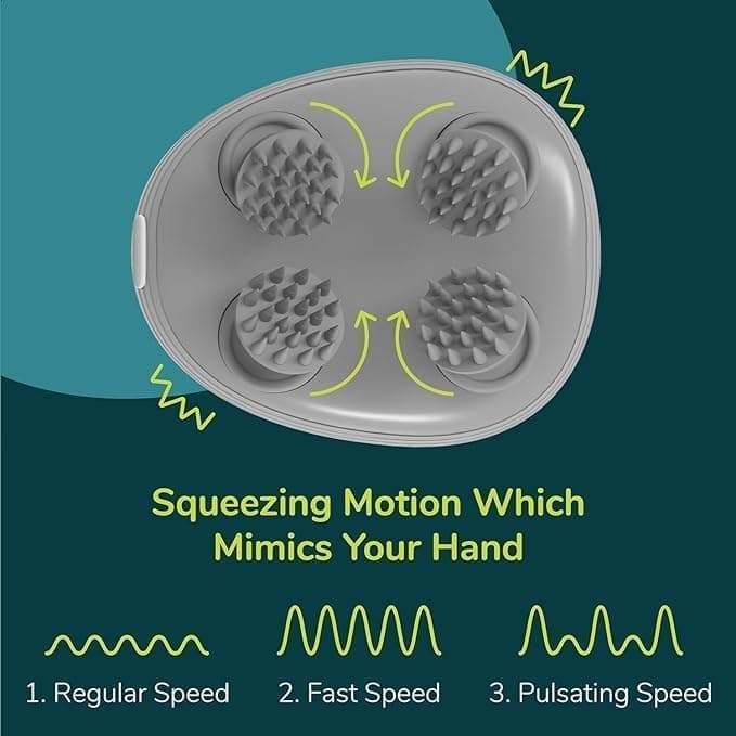 OSK 701 Electric Scalp Massager  Waterproof USB Rechargeable Head Neck & Body Massager For Stress Relief view 5