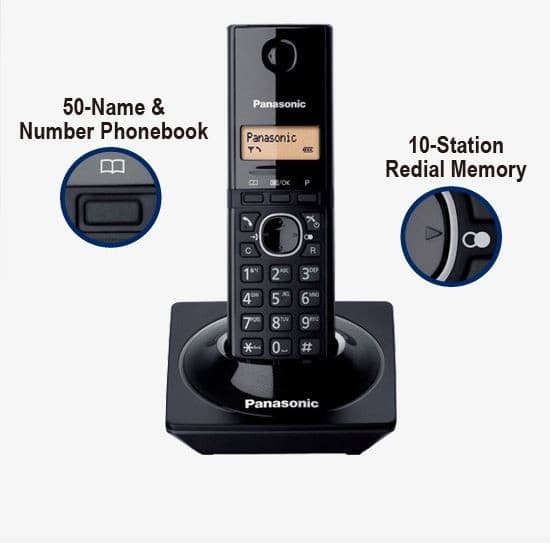 Panasonic KX-TG1611 DECT Cordless Landline Phone view 4