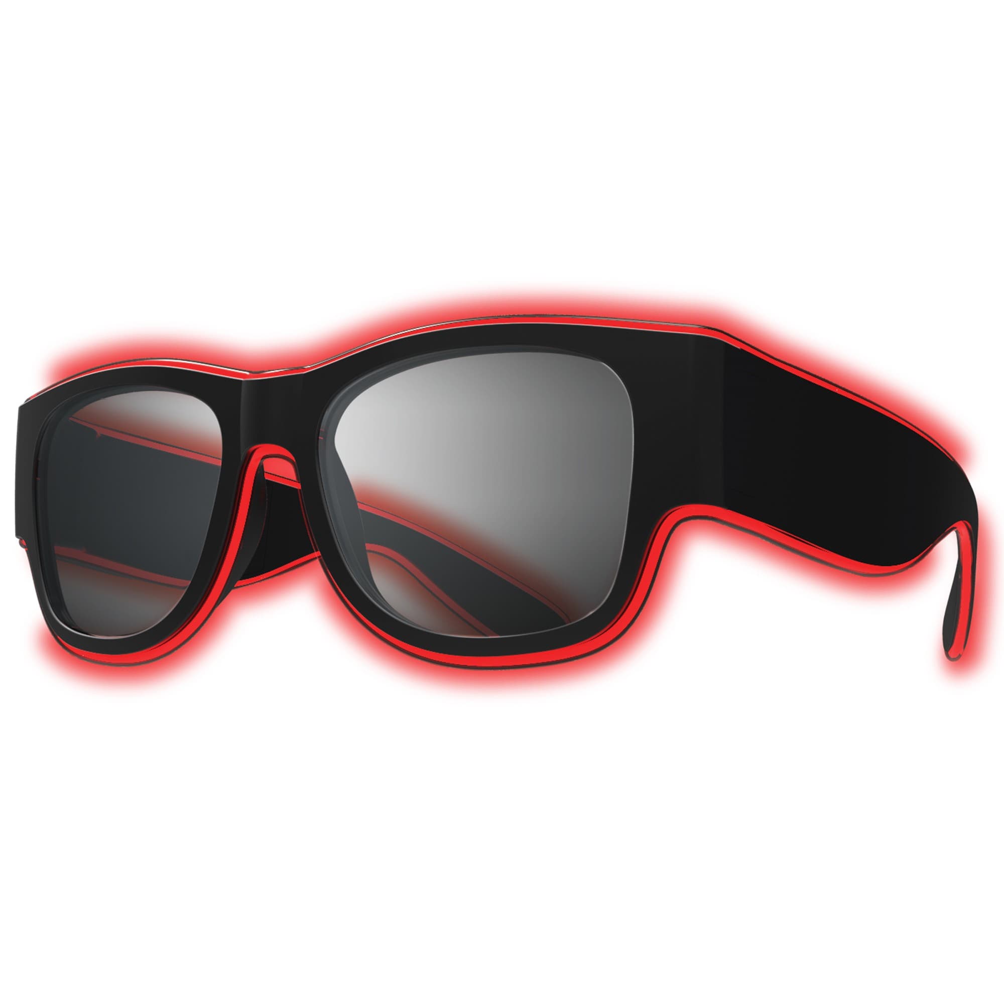Party Glasses LED Frames Neon Red Light UP Party Glasses With Rechargeable And 3 Lighting Modes view 2