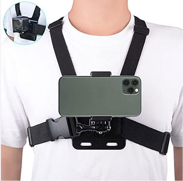 Phone Chest Mount Chest Harness Strap For All Mobiles
