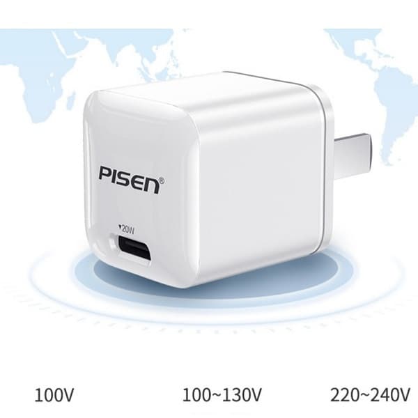 Pisen KPD201 20W PD Fast Charging Wall Adapter view 5