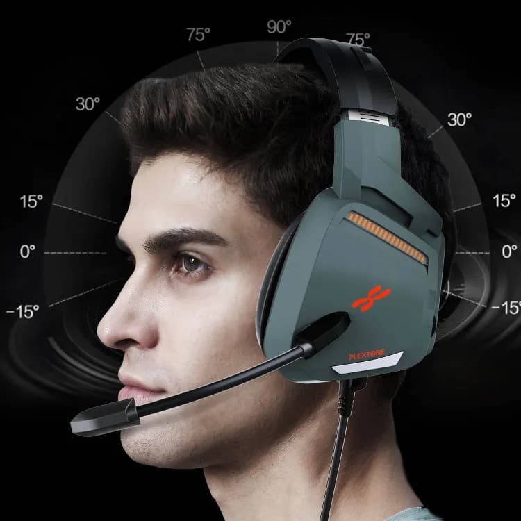 Plextone G800 Extra Bass Gaming Headphone With Mic view 2