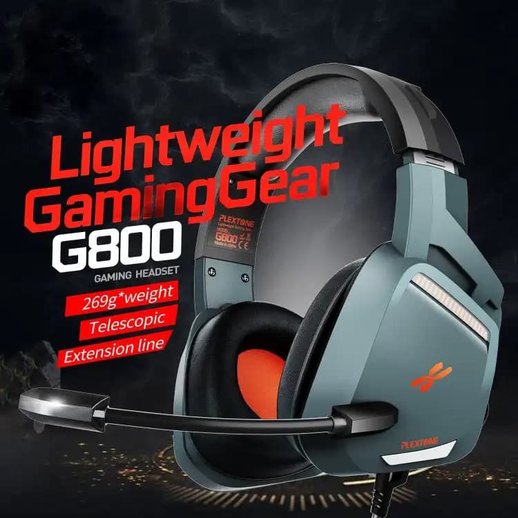 Plextone G800 Extra Bass Gaming Headphone With Mic