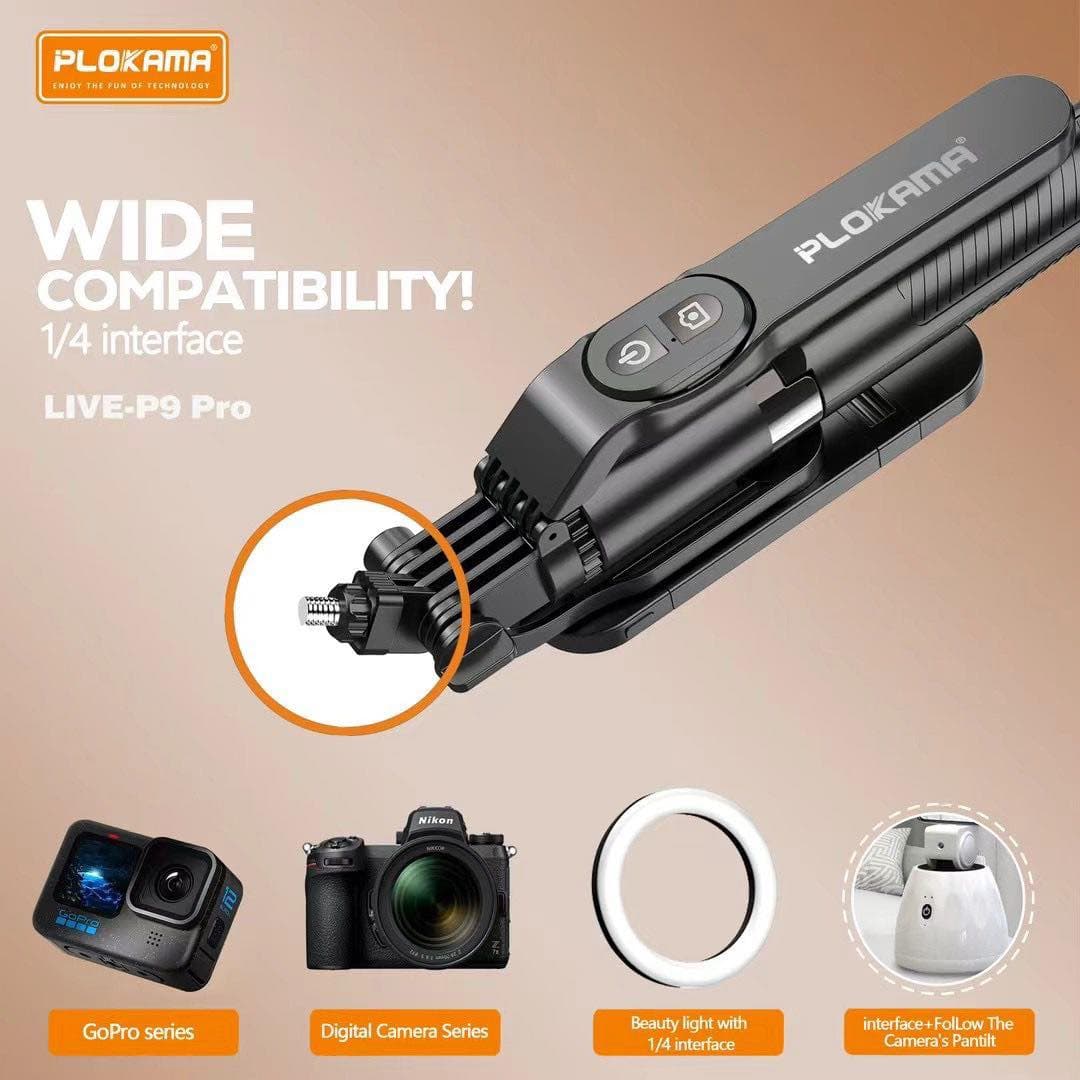 Plokama Live P9 Pro Live Broadcast Tripod Stand view 4
