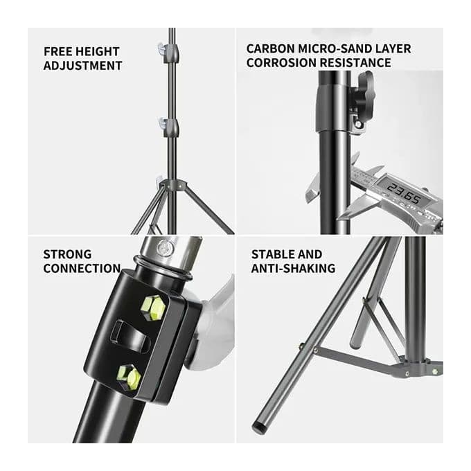 PLOKAMA PK 8899 Photography Tripod 6.5 Feet view 3