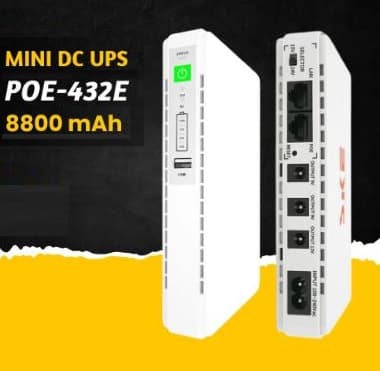 POE 432E Mini DC UPS Router Backup 8800mah