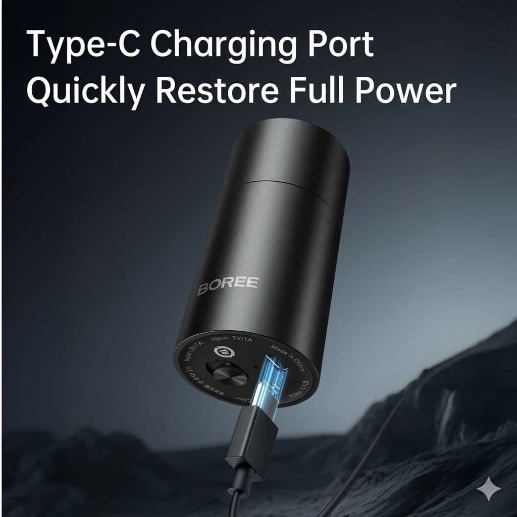 POREE P002 Electric Shaver For Men Waterproof 6‑Blade Precision Cutter view 4