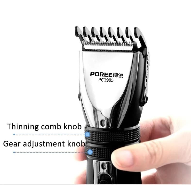 Poree PC1905 Professional Rechargeable Electric Hair Clipper Trimmer view 2