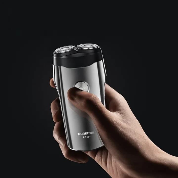 Poree PS181 Rechargeable Dual Head Portable Electric Razor Shaver For Men