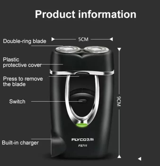 Poree PS182 Elite Electric Shaver With Washable Blade view 4